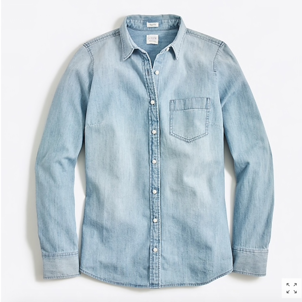 J. Crew Factory Chambray shirt in perfect fit
